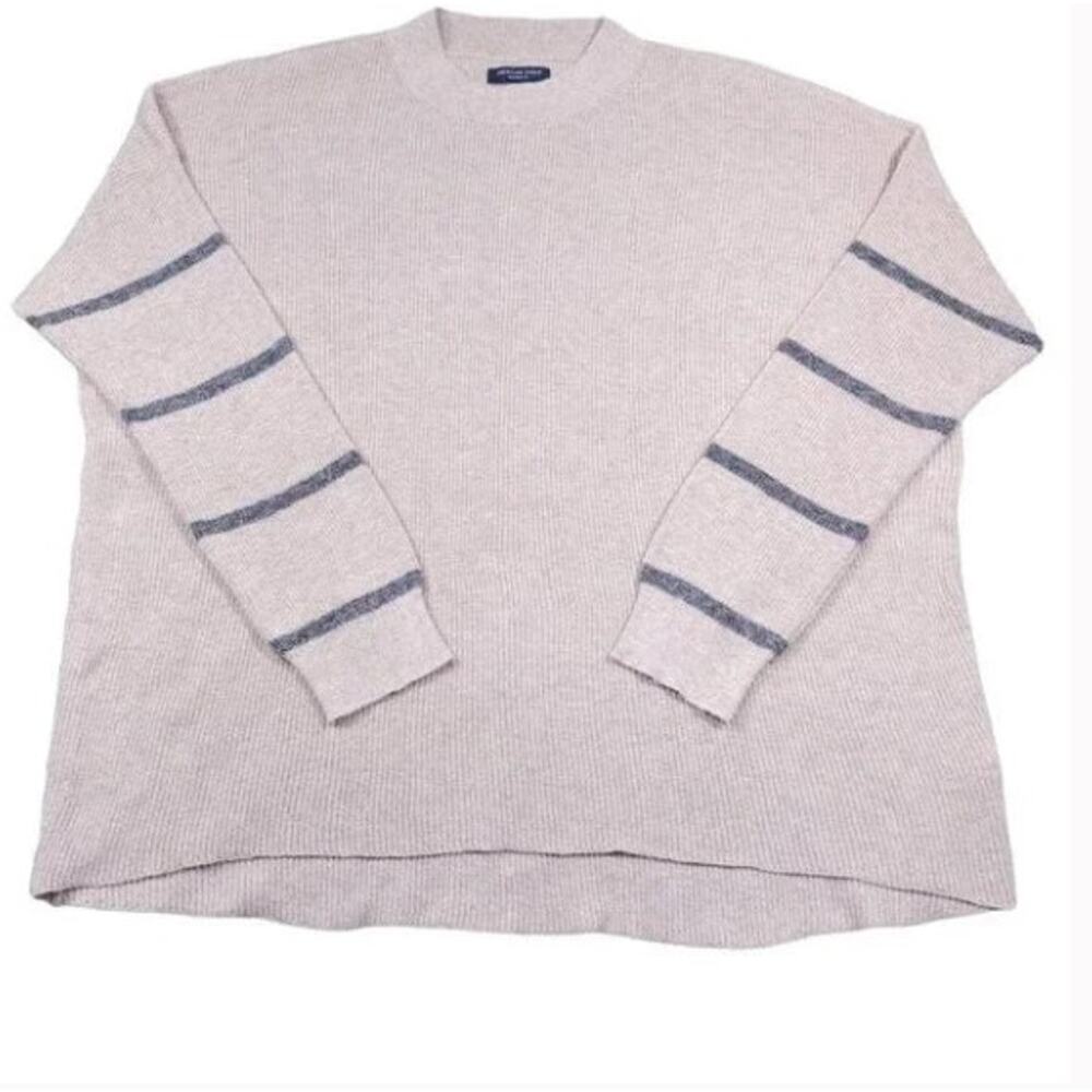 American Eagle Jegging Fit Oversized Sweater Dolman Sleeve Beige Tan Size Small - Picture 3 of 7